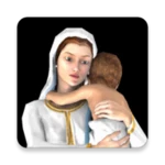 3d mother mary live wallpaper android application logo